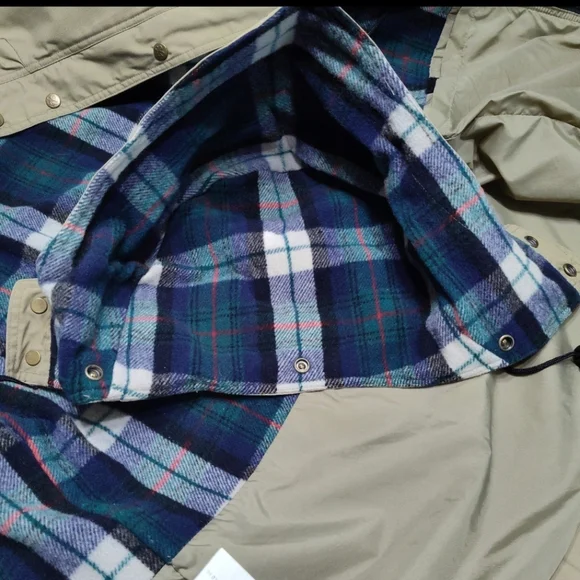 Vintage Eddie Bauer Size Medium Men's Tan Wool Lined Mountain Parka Coat, 7282 - Picture 6 of 6